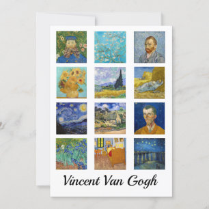 Convite Vincent Van Gogh - Grelha de Mastercastas