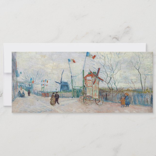 Convite Vincent van Gogh - Impasse des Deux Freres (Frente)