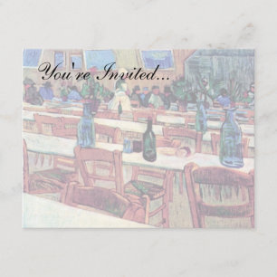 Convite Vincent Van Gogh - Interior de Restaurante