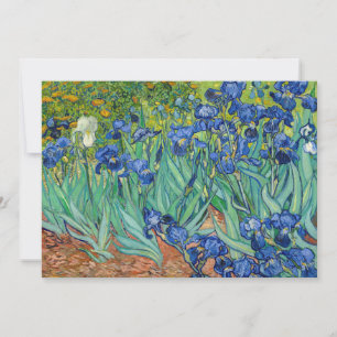 Convite Vincent Van Gogh - Irrises