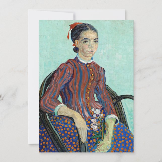 Convite Vincent van Gogh - La Mousme (Frente)