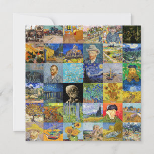 Convite Vincent van Gogh - Masterworks Mosaic Patchwork