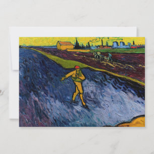 Convite Vincent van Gogh - O Semeador: Arredores de Arles