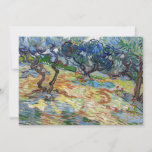 Convite Vincent van Gogh - Oliveiras: Céu azul brilhante<br><div class="desc">Oliveiras: Céu azul brilhante - Vincent van Gogh,  1889</div>