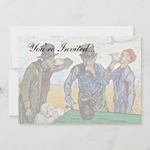 Convite Vincent Van Gogh - Os Bebedores - Arte Fina
