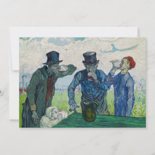 Convite Vincent van Gogh - Os Bebedores, segundo Daumier
