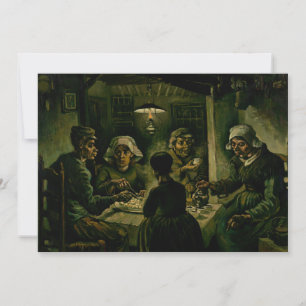 Convite Vincent van Gogh - Os Comedores de Batata