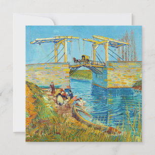 Convite Vincent van Gogh - Ponte de Langlois em Arles #1