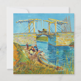 Convite Vincent van Gogh - Ponte Langlois em Arles #1