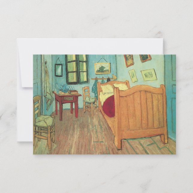 Convite Vincent van Gogh - Quarto de Vincent em Arles (Frente)