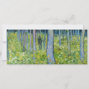 Convite Vincent van Gogh - Sub-bosque com Duas Figuras