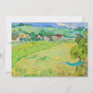 Convite Vincent van Gogh - Vista de Vessenots perto de Auv