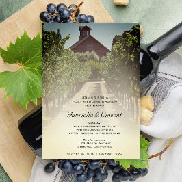 Convite Vineyard e Red Barn Brunch Pós-Casamento