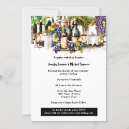 Convite Vinhas de uvas para vinhas frescas