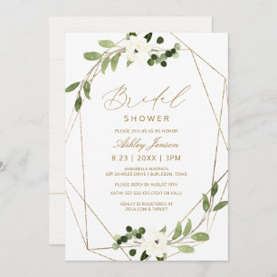 Convite Vinhas Geométricas Vinheiras chás de panela Aquare