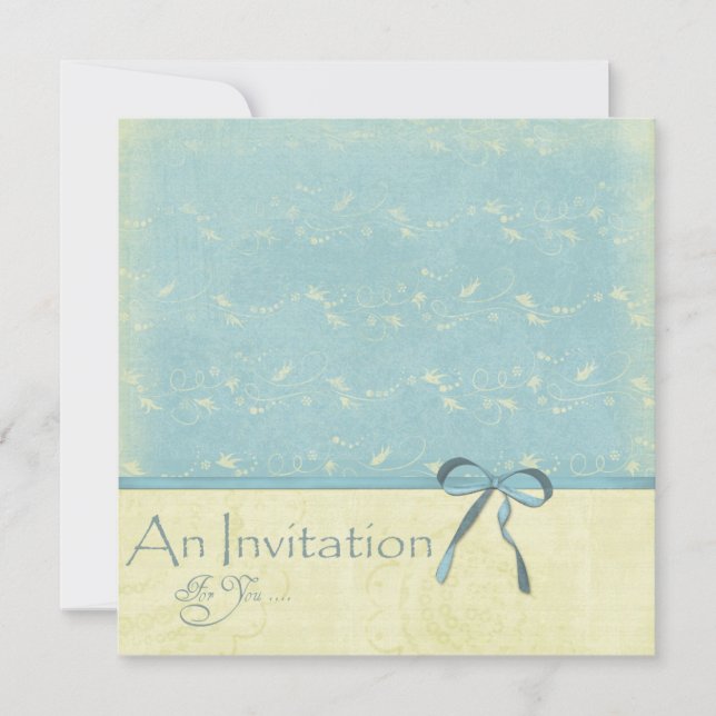 Convite Vinhas limões frescas no ovo de Robin (Frente)