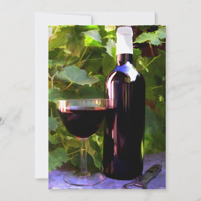 Convite Vinho ao Sol (Frente)