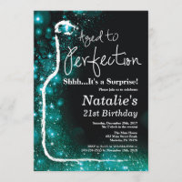 Vinho de aniversário de 21 anos Surpresa Envelheci