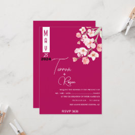 Convite Vinho de flor