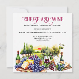 Convite Vinho de uvas para vinho de castanho