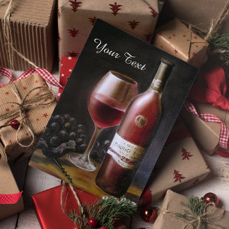 Convite Vinho tinto