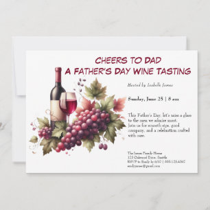 Convite Vinho Tinto & Uvas – Edição Dia dos Pais 