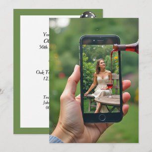 Convite Vinho Vazando 50ª Festa de aniversário