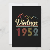 Vintage 1952 69th Birthday Retro 69 Anos de Idade