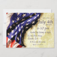 Vintage American Flag 4 de julho