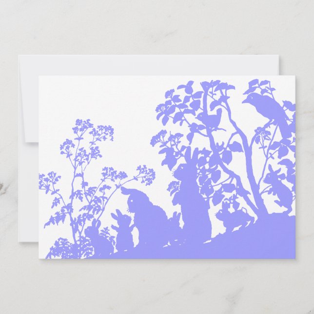 Convite Vintage Animais Lindos Páscoa (Frente)