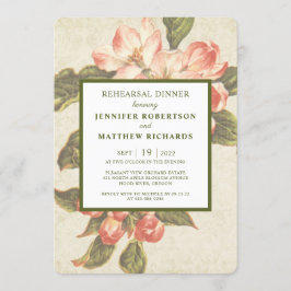 Convite Vintage Apple Blossom | Janto de ensaio