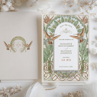 Vintage Art Nouveau Hummingbird Salvar Data