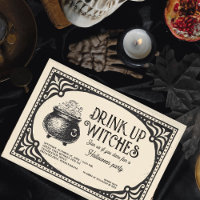 Vintage Beber Bruxas Festa de Halloween