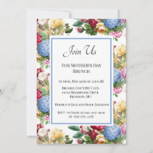 Vintage Botanical Dia de as mães Brunch