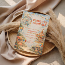 Vintage Carnival Circus Birthday