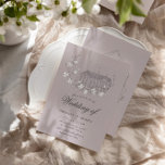 Convite Vintage - Casamento de Destino de Florais Desenhad<br><div class="desc">Nossa coleção "Vintage Destination Wedding" apresenta florais elegantes de estêncil e ilustrações de construção de vintage em fundos pastel emparelhados com um script clássico e fonte serif para todas as suas informações personalizadas. Procure na nossa loja mais itens desta coleção e entre em contato conosco se tiver algum pedido especial...</div>