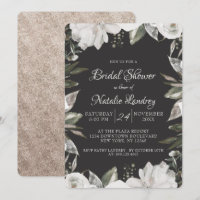 Vintage Cherish White Floral Chá de panela