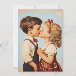Convite Vintage Chiletheart Kiss