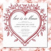 Vintage Chinoiserie Love In Bloom Chá de panela