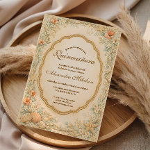 Vintage Coastal Seashell Quinceañera