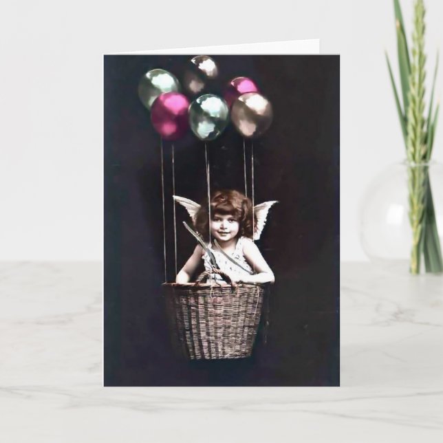 Convite Vintage Cupid (Frente)