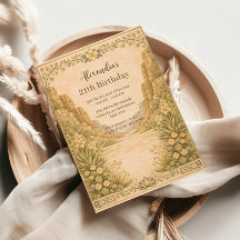 Vintage Desert Florals Birthday