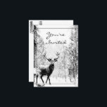 Convite Vintage Design Stag Party  Wedding Invite<br><div class="desc">Great invite for the bachelor or stag,  birthday,  retirement party  male,  father day,  bachelor party,  manly,  deer,  hunting,  masculine,  retirement,  birthdays,  birthday,  buck,  stag,  fathers day,  black,  gray,  grey,  father's day,  classy,  distinguished,  stylish,  sleek</div>