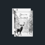 Convite Vintage Design Stag Party  Wedding Invite<br><div class="desc">Great invite for the bachelor or stag,  birthday,  retirement party  male,  father day,  bachelor party,  manly,  deer,  hunting,  masculine,  retirement,  birthdays,  birthday,  buck,  stag,  fathers day,  black,  gray,  grey,  father's day,  classy,  distinguished,  stylish,  sleek</div>