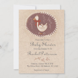 Convite Vintage Duckling