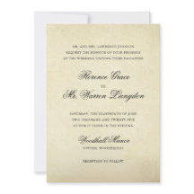 Vintage Elegant Formal Wedding