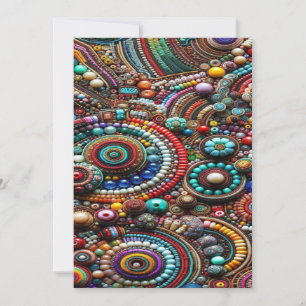 Convite vintage floral