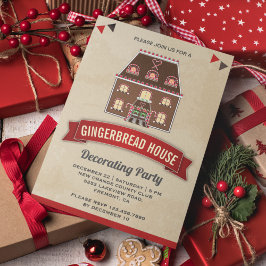 Convite Vintage Gingercake House Partido Decorador