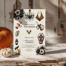 Vintage Gothic Spooky segundo aniversário Hallowee