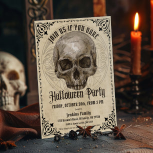 Convite Vintage Halloween Party